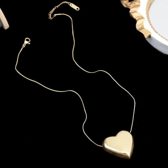 Source Unknown Jewelry - Heart Pendant Necklace